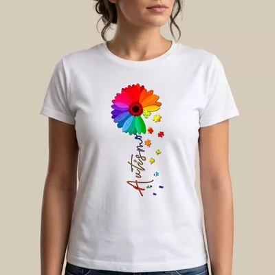 Camiseta Adulto Algodão fio 30.1 - Estampa em DTF