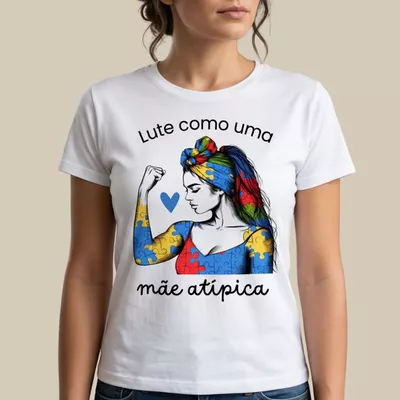 Camiseta Adulto Algodão fio 30.1 - Estampa em DTF