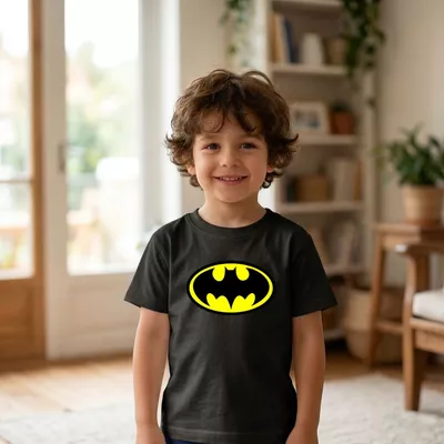 Camiseta Algodão fio 30.1 - Estampa em DTF Batman