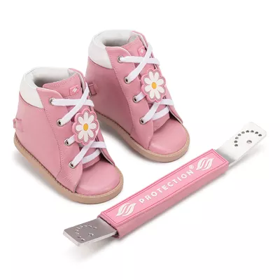 Dennis Brown Florzinha Rosa e Branco sapatilha em